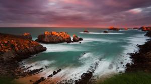 Fabulous Sunset In Cantabria Spain wallpaper thumb