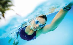 Girl in water, athlete, swimmer wallpaper thumb