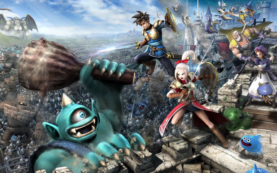 Dragon Quest Heroes 2015 Video Game wallpaper,game HD wallpaper,video HD wallpaper,2015 HD wallpaper,heroes HD wallpaper,quest HD wallpaper,dragon HD wallpaper,2560x1600 wallpaper