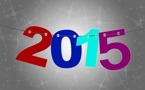 2015, New Year, Background wallpaper thumb