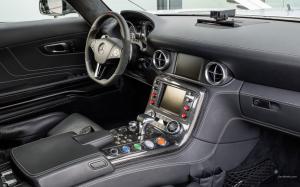 Mercedes SLS Gullwing Interior Carbon Fiber HD wallpaper thumb