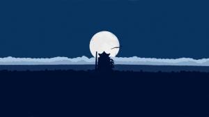 Night Moon Anime HD wallpaper thumb