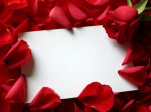 Roses Love Letter HD wallpaper thumb
