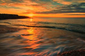 Italy sea sunset wallpaper thumb