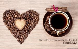 Love Good Morning With Coffee Cup wallpaper thumb