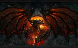 World Of Warcraft,dragon deathwing lava wow fire world of warcraft video game epic wallpaper thumb