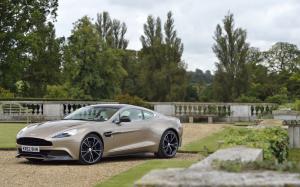 Car, Aston Martin, Parking, Trees wallpaper thumb