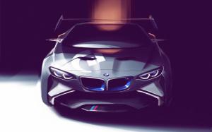 BMW concept car, art drawing wallpaper thumb