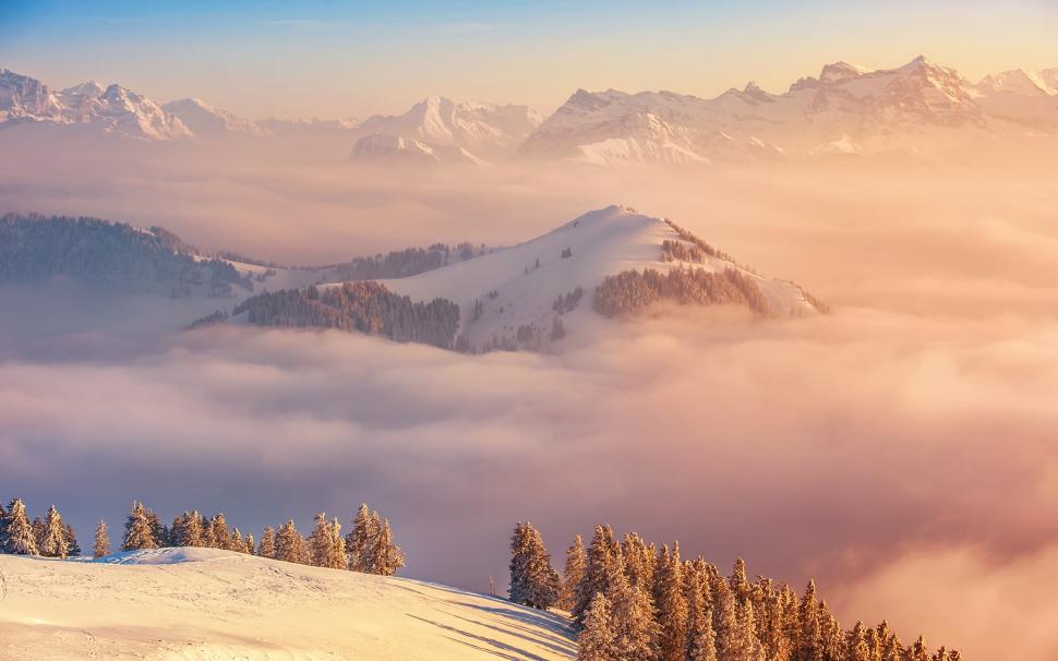 Winter, mountains, clouds, top view, Switzerland wallpaper,Winter HD wallpaper,Mountains HD wallpaper,Clouds HD wallpaper,Top HD wallpaper,View HD wallpaper,Switzerland HD wallpaper,2560x1600 wallpaper