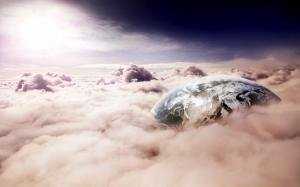 Clouds Earth HD wallpaper thumb