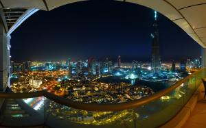 Spectacular Dubai City View HD wallpaper thumb