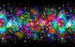 Colorful bubbles, beautiful, rainbow, abstract wallpaper thumb