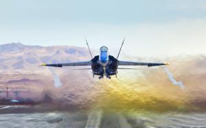 Aircraft, Military Aircraft, McDonnell Douglas F/A-18 Hornet, Jet Fighter wallpaper thumb