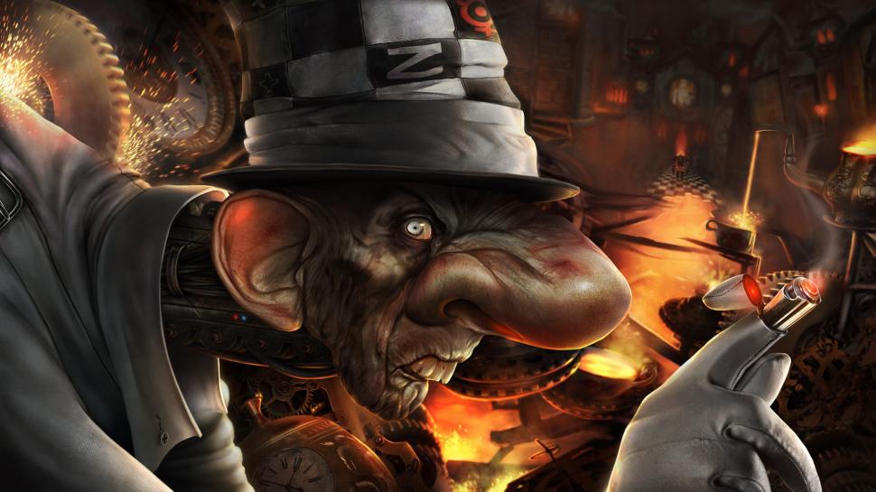 Alice In Wonderland The Mad Hatter Steampunk Hd Wallpaper Images, Photos, Reviews