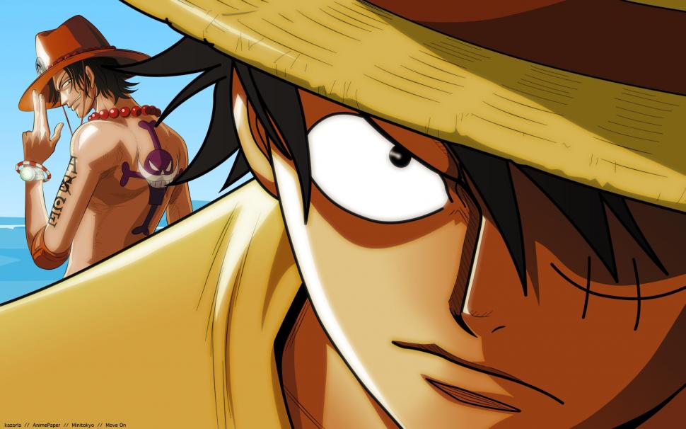 One Piece, Monkey D Luffy, Portgas D Ace, Hats, Anime wallpaper | anime |  Wallpaper Better