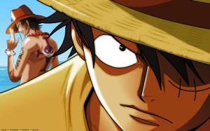 One Piece, Monkey D Luffy, Portgas D Ace, Hats, Anime wallpaper thumb