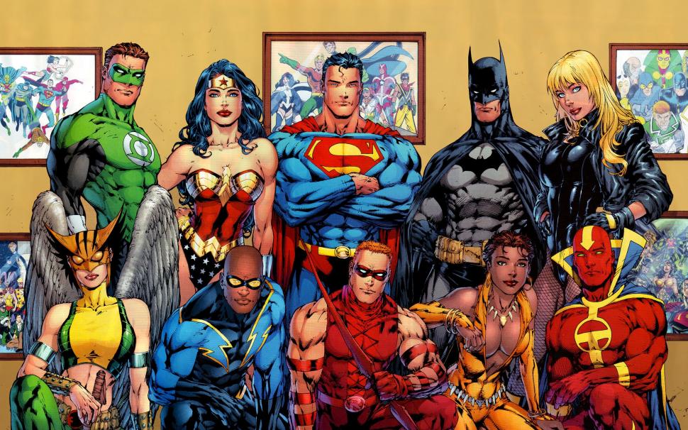 Heroes Poster wallpaper,batman HD wallpaper,superman HD wallpaper,green lantern HD wallpaper,2560x1600 wallpaper