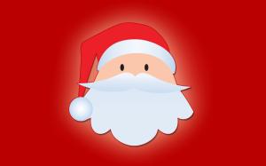 Santa Claus, Christmas, Holiday, Red Background wallpaper thumb