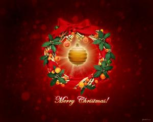 Merry Bright Christmas wallpaper thumb