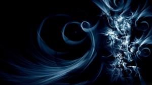 swirly blue abstract hd background wallpaper thumb