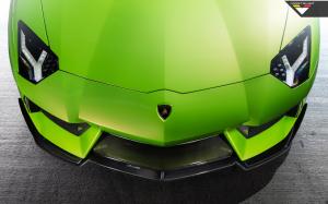 2014 Vorsteiner Lamborghini Aventador V Verde Ithaca 3Related Car Wallpapers wallpaper thumb