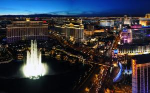 Las Vegas, USA, city, buildings, night lights wallpaper thumb