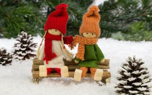Merry Christmas, toys, decoration, snow wallpaper thumb