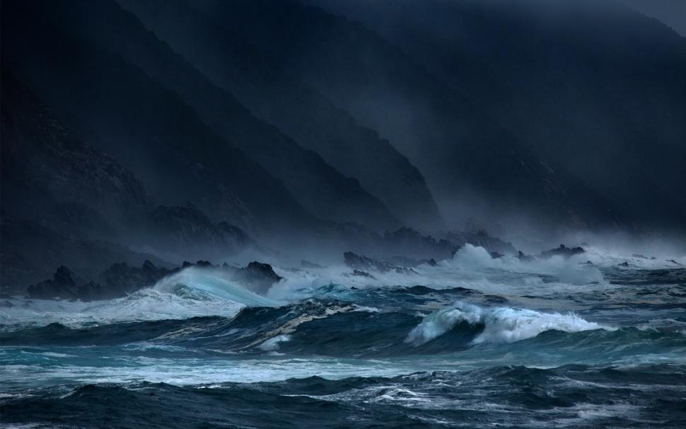 Sea, waves, storms, rocks, dark wallpaper,Sea HD wallpaper,Waves HD wallpaper,Storms HD wallpaper,Rocks HD wallpaper,Dark HD wallpaper,1920x1200 wallpaper