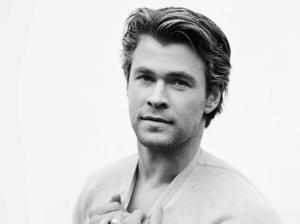 Chris Hemsworth, Actor, Celebrities, Movie Star, Black And White wallpaper thumb