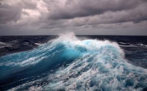 Wind, storm, sea wave, water wallpaper thumb