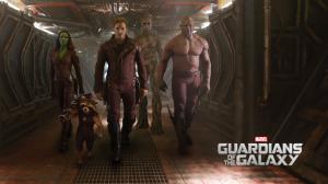 Guardians of the Galaxy Marvel Chris Pratt Zoe Saldana HD wallpaper thumb