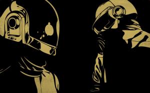 Black Outer Space Music Stars Tan Daft Punk Helmet Techno Background Images wallpaper thumb