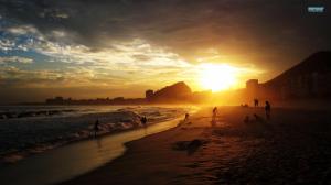 Copacabana At Sunset wallpaper thumb