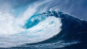 tidal waves, sea, wind, water wallpaper thumb