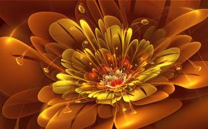 Abstract Flowers wallpaper thumb