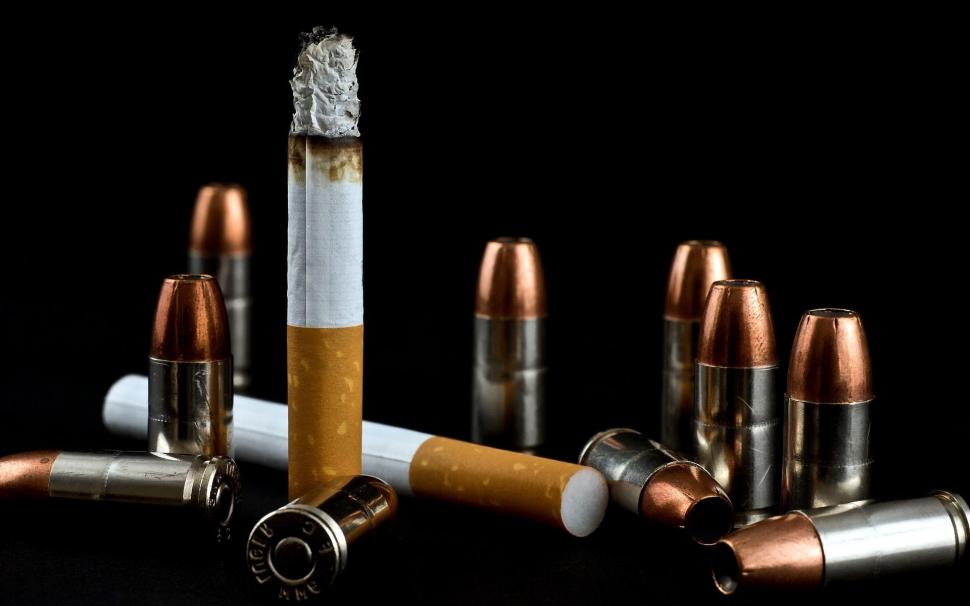 Cigarette and bullets wallpaper,photography HD wallpaper,1920x1200 HD wallpaper,cigarette HD wallpaper,bullet HD wallpaper,1920x1200 wallpaper