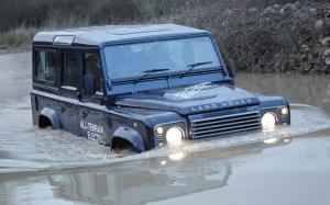 Land Rover SUV Mud Off Road Water HD wallpaper thumb