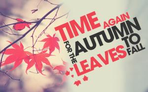 Time again autumn leaves wallpaper thumb
