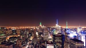 Beautiful New York City Lights wallpaper thumb