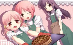 Sisters baked an apple pie wallpaper thumb