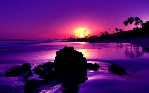 Purple Sunset wallpaper thumb