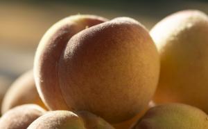 Peach Fruit Macro HD wallpaper thumb