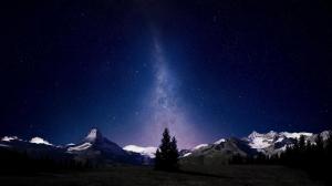 Alpine Night Sky wallpaper thumb