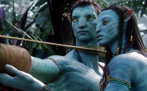 Jake Sully & Neytiri in Avatar wallpaper thumb