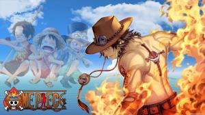 one piece ace wallpaper thumb