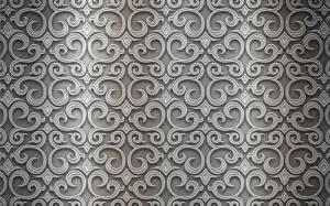 patterns, wavy, background, texture, metal, silver wallpaper thumb