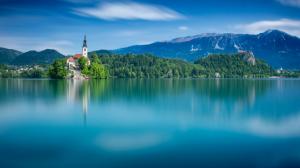 Bled, Slovenia, Lake Bled, beautiful, nature, landscape wallpaper thumb