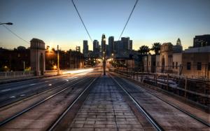 Railrway in Los Angeles wallpaper thumb
