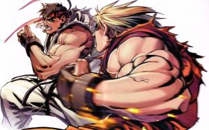 Street Fighter Ken Ryu Fight Capcom HD wallpaper thumb