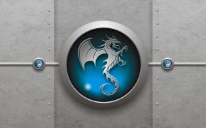Logo Dragon 3D wallpaper thumb